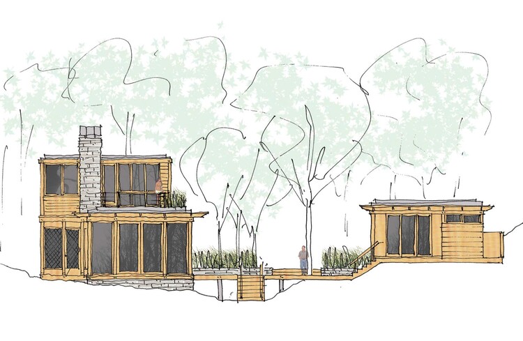 West Elevation Handsketch